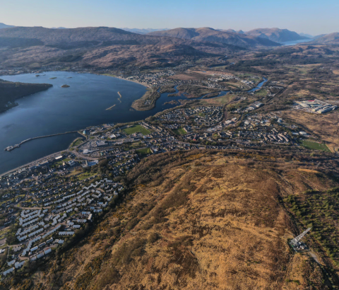 vantage point over Fort William