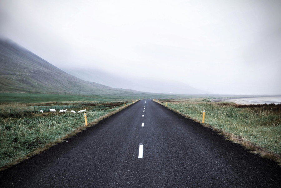 image of open road